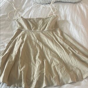 knee length dresses for ladies Lucy Mini Dress Ivory-XL / IVORY main image 0
